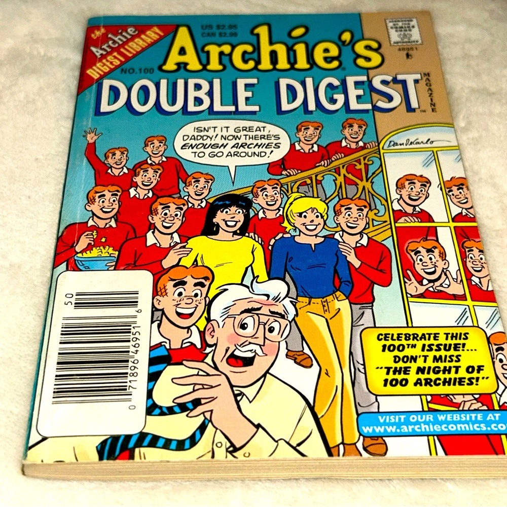 📚BOOK SALE 5 for $20📚 Archie's Double Digest No. 100 June 1998